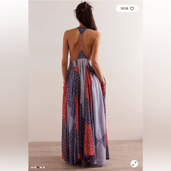 Free people We The Free Heritage Maxi Dress size small nwt - Picture 4 of 7